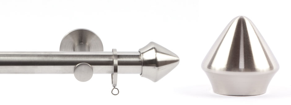 Product Shot - Apollo 291521 Plato Round Finial Stainless Steel 1
