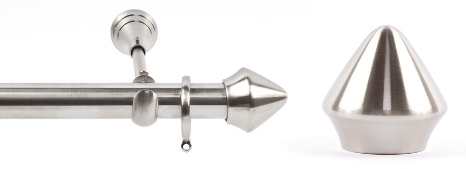 Product Shot - Apollo 291521 Plato Round Finial Stainless Steel 2