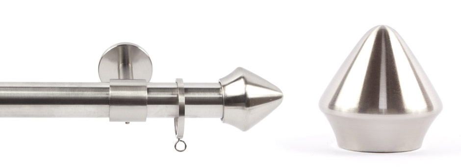Product Shot - Apollo 291521 Plato Round Finial Stainless Steel 3