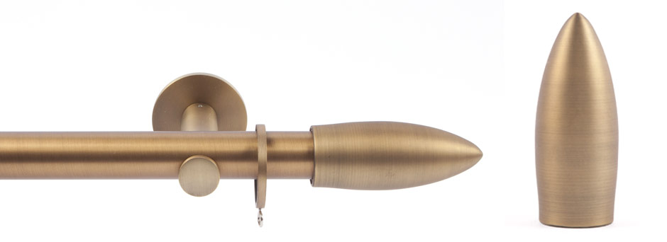 Product Shot - Apollo 291551 Messier Finial Antique Brass 1