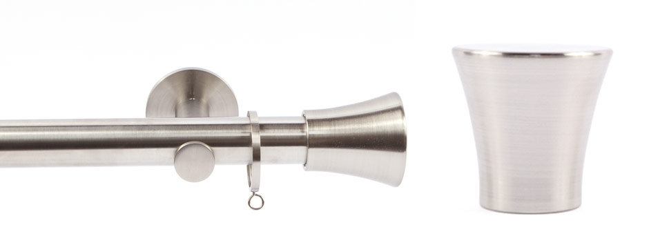 Product Shot - Apollo 291521 Copernicus Round Finial Stainless Steel 1