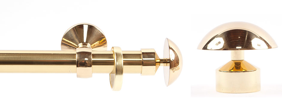 Opera 281613 MacBeth Finial Polished Brass