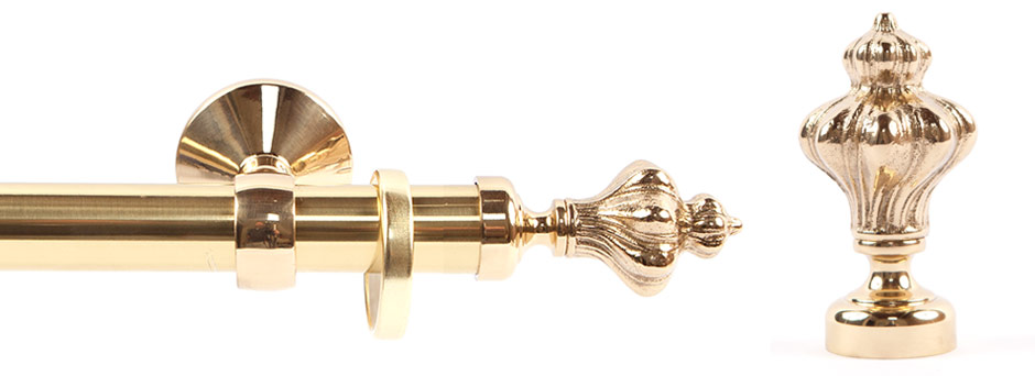 Opera 281614 Nabucco Finial Polished Brass